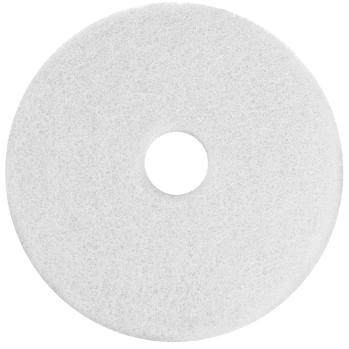 "FLOOR SCOUR PAD 450MM WHITE POLISHING - POLISHING AND CLEANING"