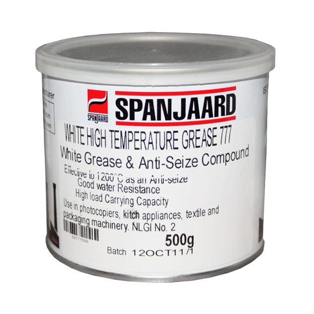 GREASE WHITE ANTI-SEIZE 500G TIN SPA - 777 HIGH TEMP (UP TO 1200°C