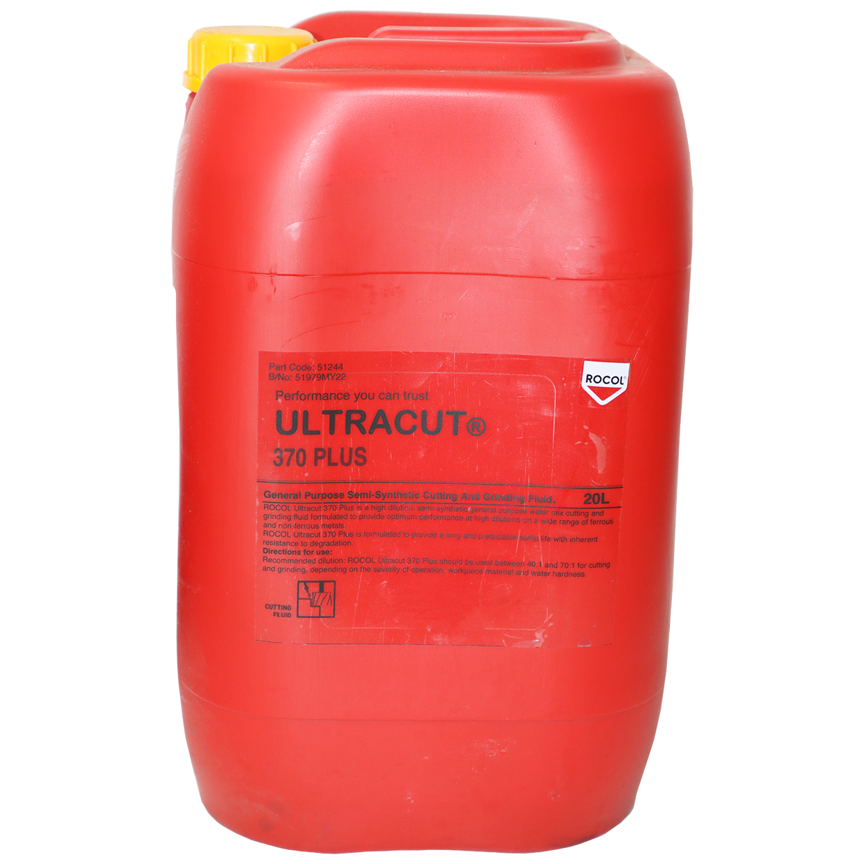 "CUTTING OIL SOLUBLE  20L KEG ROCOL - MIX RATIO - 60:1 (STEEL 370 PLUS)"