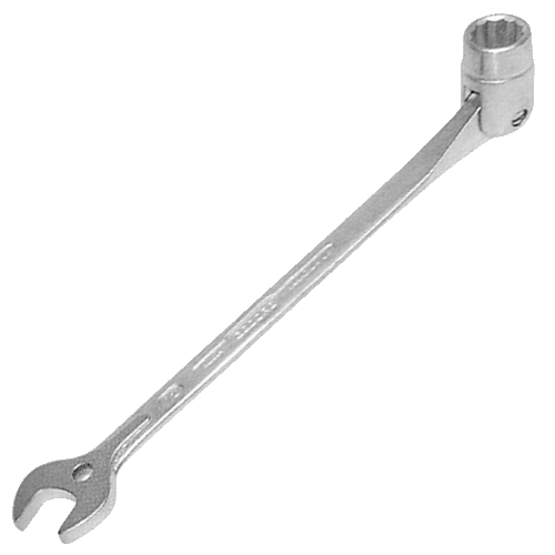 "SPANNER SWIVEL HEAD 17MM   GED - CHROME VANADIUM"