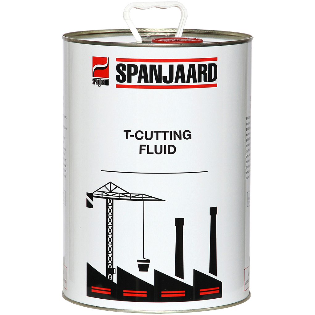 "CUTTING FLUID  5L TIN  SPANJAARD - \"T\" CUTTING FLUID FOR ALL METALS"
