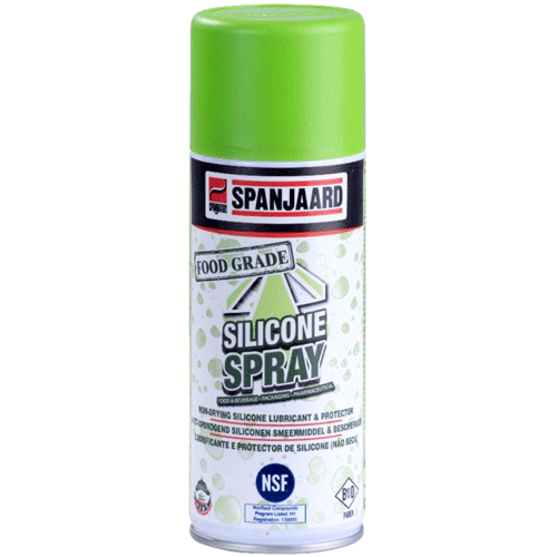"SILICONE SPRAY FOOD\/G 400ML SPA - LUBE & MOULD RELEASE - PLASTIC \/ RUBBER"