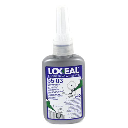"THREADLOCKER  MED   50ML   LOXEAL - MED STRENGTH - REMOVABLE WITH HAND TOOLS"