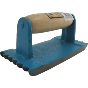 "TROWEL GRANO REEDER  6 GROOVE VIC - DWS - JOINTER WITH WOODEN HANDLE"