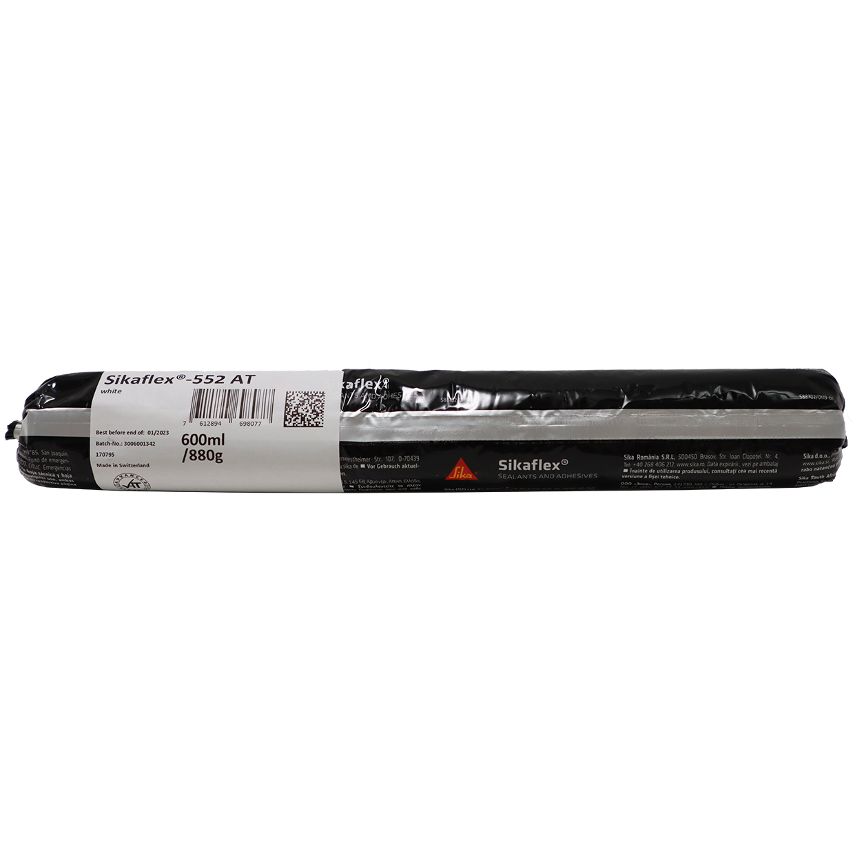 SIKAFLEX ADHESIVE 600ML 552AT WHITE - MULTI-PURPOSE ADHESIVE