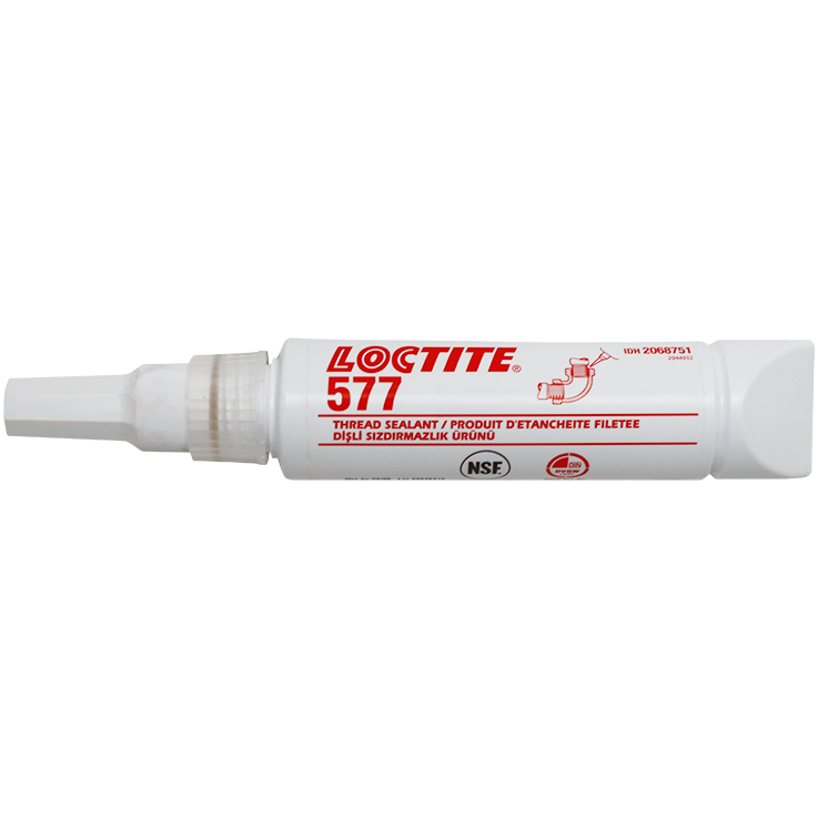 "PIPE THREAD SEALANT S\/S   50ML 577 LOC - FOR STAINLESS STEEL PIPES & FITTINGS"