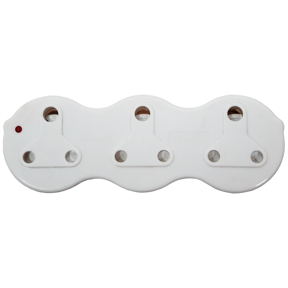 "PLUG ADAPTOR MULTI 3 WAY SURGE - DWS - 3X3PIN"