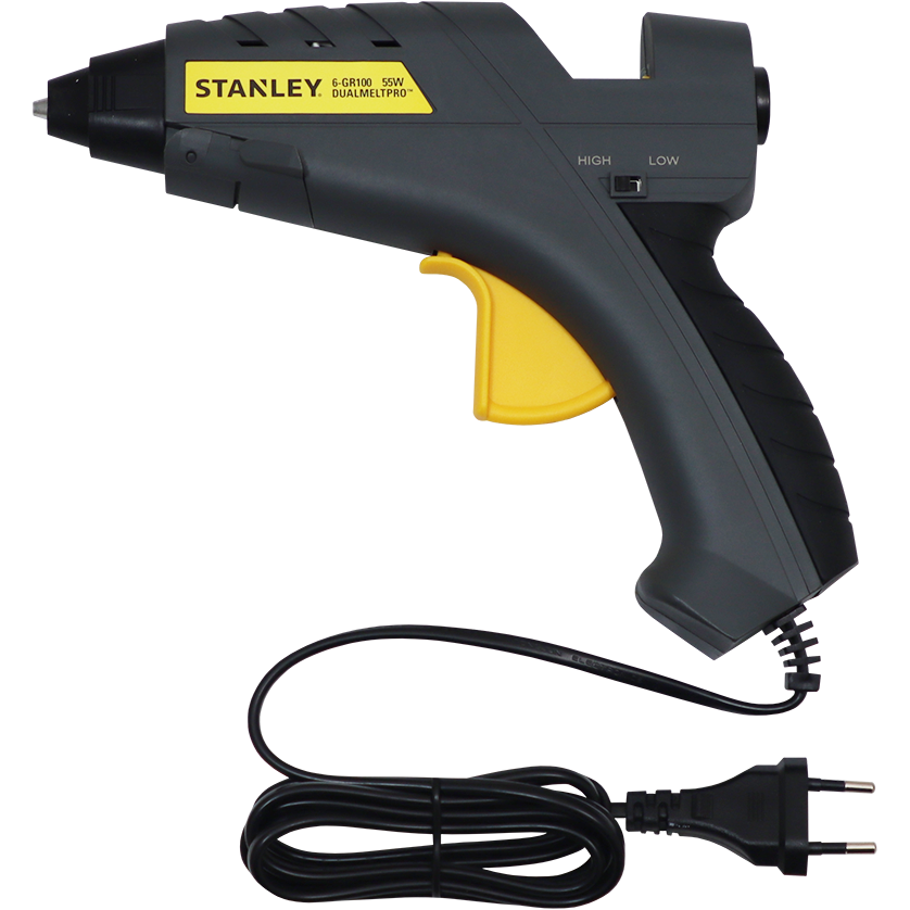 "GLUE GUN  55W  KIT STANLEY - HEAVY DUTY - 11MM DIAMETER GLUE STICK"