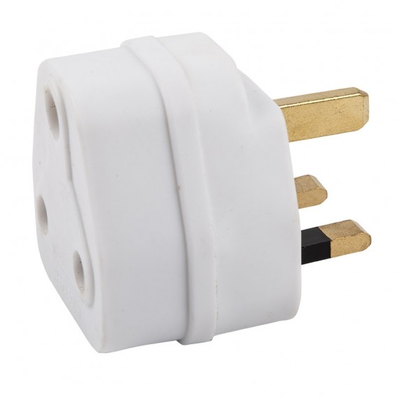 "PLUG ADAPTOR 3PIN TRAVEL - 16AMP (SA - UK TRAVEL ADAPTOR)"
