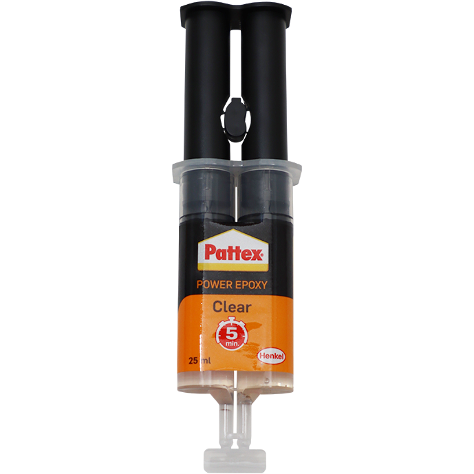 "EPOXY ADH CLEAR FAST 25MLX2 PATTEX - RAPID SET (5 MINS) - ALL MATERIALS"