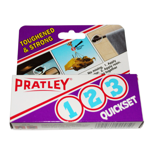 PRATLEY 123 ADHESIVE 15ML BONDS MIRRORS TO WINDSCREENS Fowkes Bros
