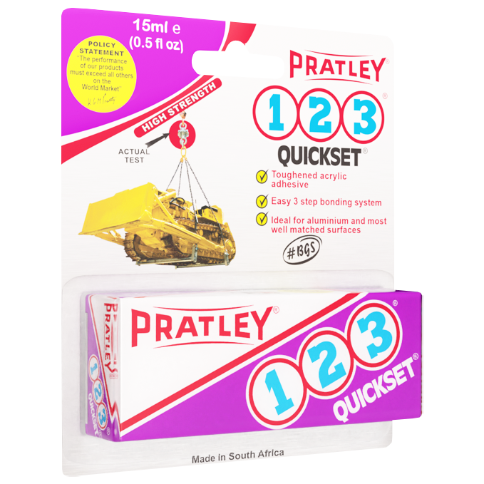 "PRATLEY 1-2-3  ADHESIVE  15ML - BONDS MIRRORS TO WINDSCREENS"