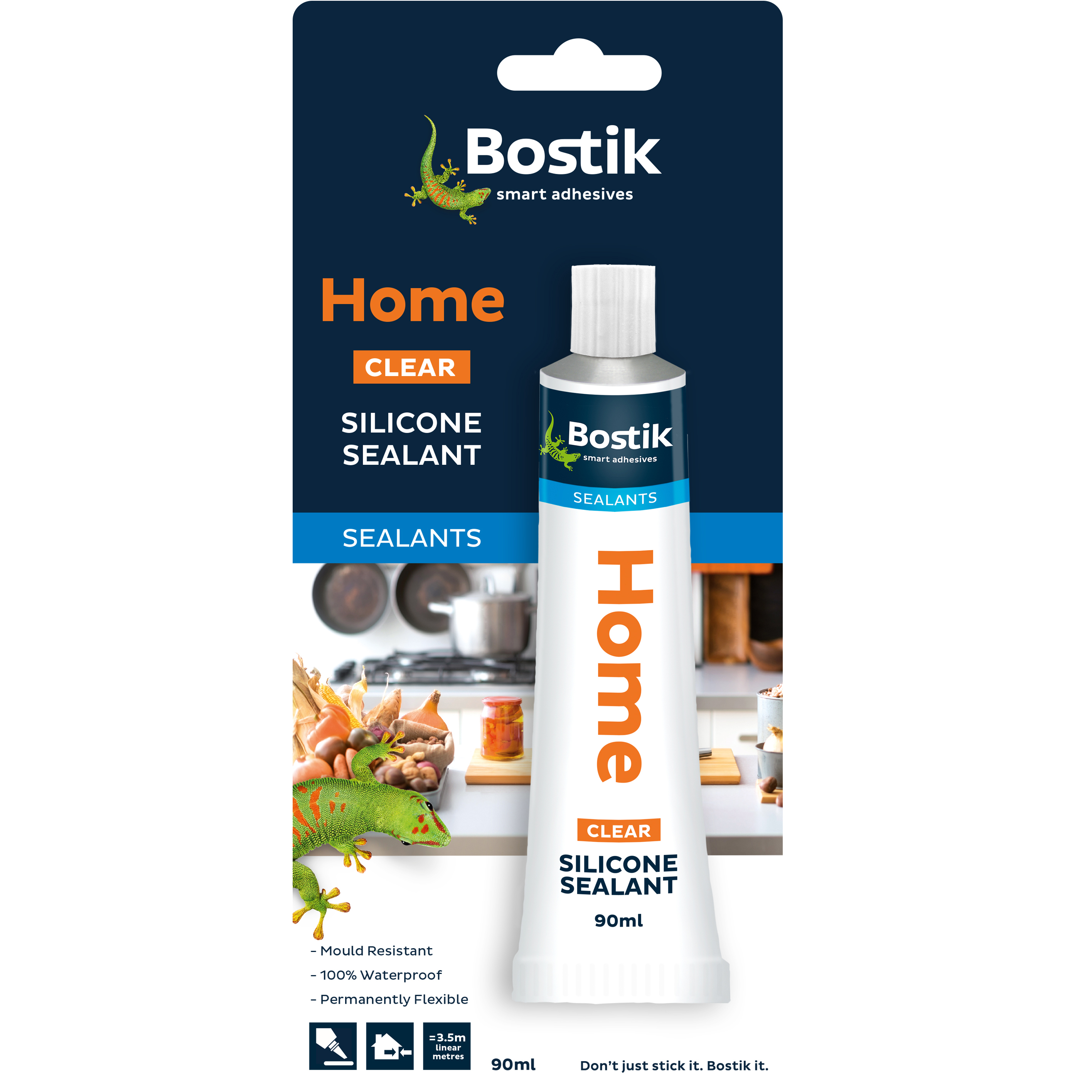 "SILICONE   90ML BOSTIK HOME - DWS - CLEAR ALL PURPOSE SEALANT"