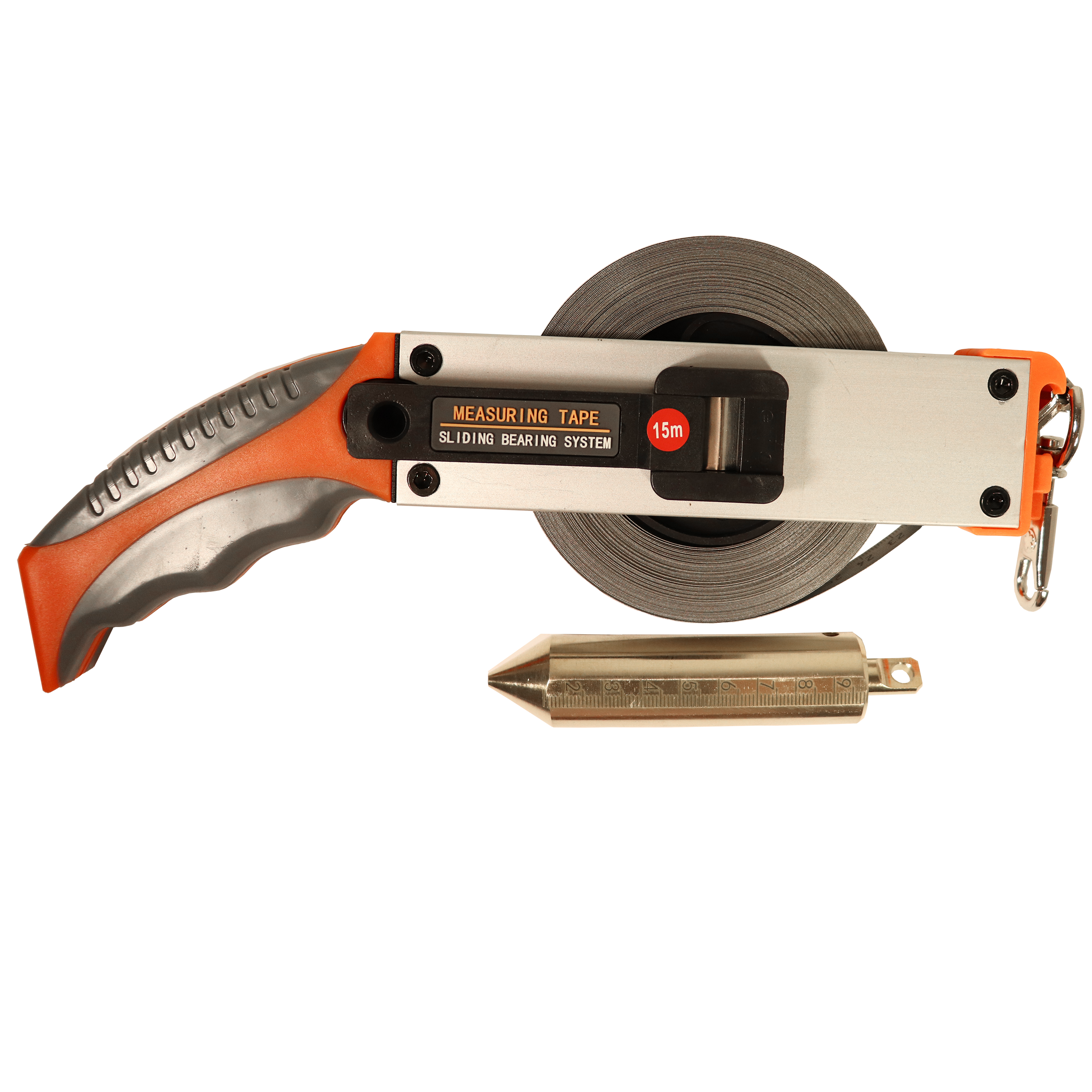 "TAPE DIPPING 15MTR X 13MM  SS  LION - ENGRAVED S\/STEEL BLADE - BRASS WEIGHT"