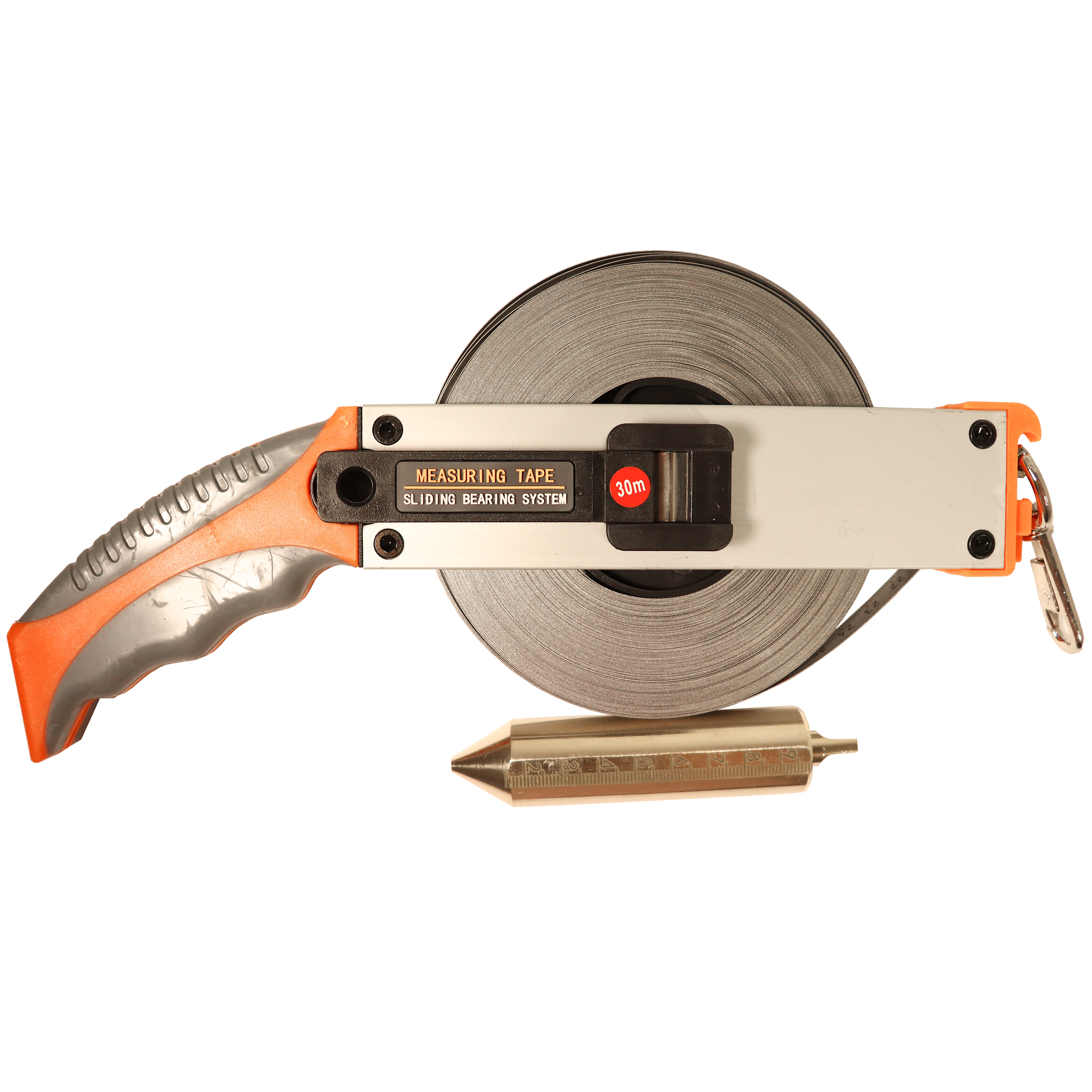 "TAPE DIPPING 30MTR X 13MM  SS  LION - ENGRAVED S\/STEEL BLADE - BRASS WEIGHT"