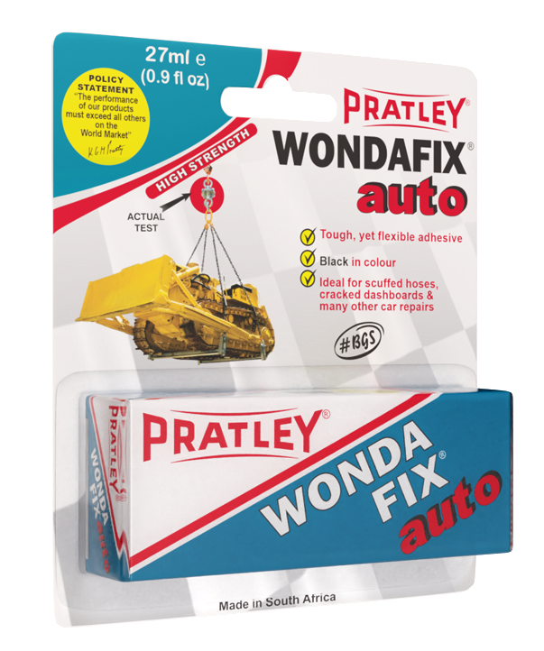 "PRATLEY ADH WONDAFIX AUTO  27ML - TOUGH & FLEXIBLE ADHESIVE CAR (BLACK)"