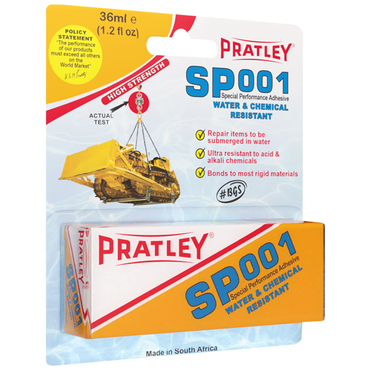 "PRATLEY EPOXY ADH SP001 36ML - WATER & CHEMICAL RESISTANT"