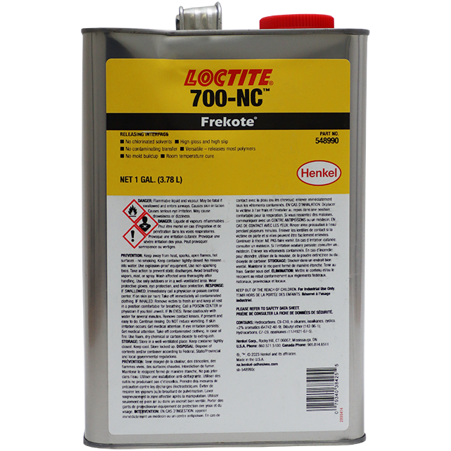 "MOULD RELEASE FREKOTE 700NC  3.78L - SEMI-PERMANENT RELEASE AGENT"