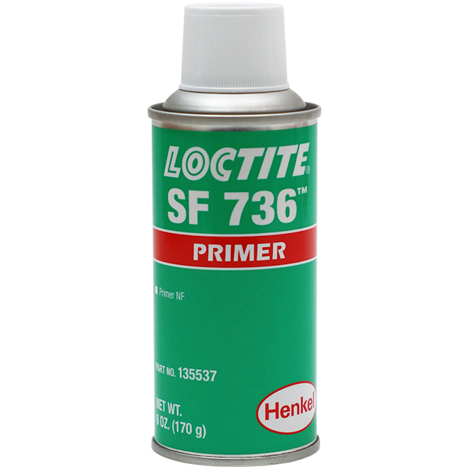 "LO SURF PRIMER 736   6OZ - LOCTITE STRONGER STRUCTURAL CURE"
