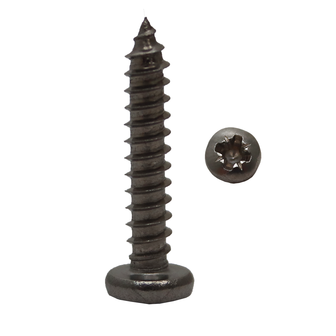 "SELF TAP SCREW PAN S\/S A2 PZ 4.2X19 - PAN HEAD - POZI  #8 X 19MM"