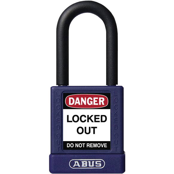 "PADLOCK LOCKOUT ALUM VIOLET 40MM ABUS - STD ALUMINIUM SAFETY (ABS COVER)"