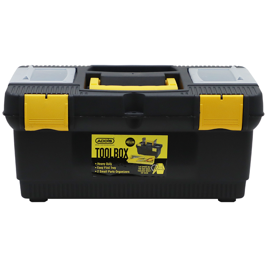 TOOL BOX PLASTIC  40CM ADDIS - PLASTIC TOOLBOX