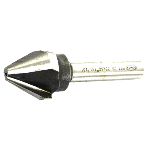 "COUNTERSINK 25.0 X 60\u00b0 HSS Co5 SOM - DIN 335 -  SHANK 10.0MM"