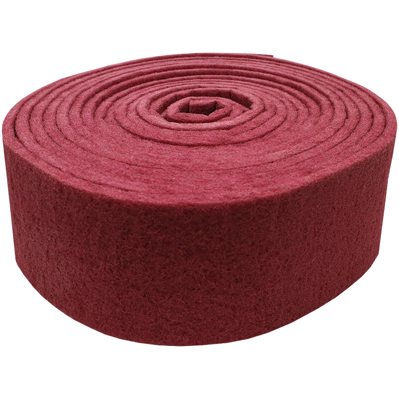 "SCOTCH BRITE ROLL 400G FINE MAROON - 150MM X 10 METER ROLL (12MM THICK)"