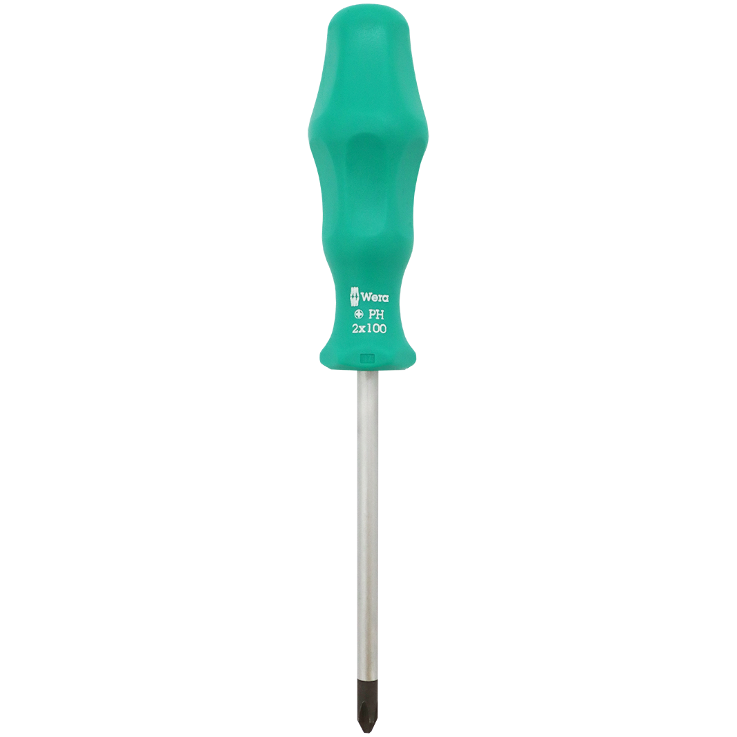 "SCREWDRIVER PH #2 X100  WERA - PHILLIPS"