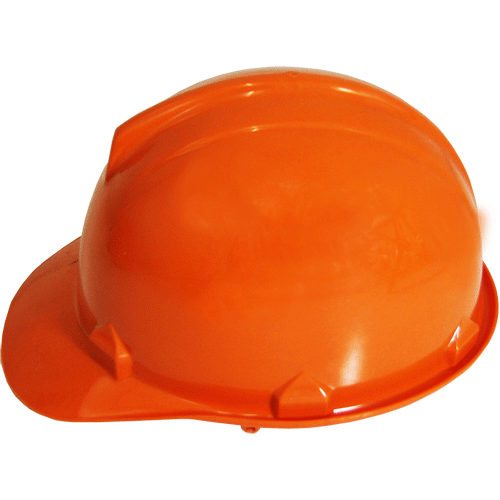 "HARD HAT ORANGE WITH INNER (SABS) - ADJUSTABLE INNER SIZES 52-64"