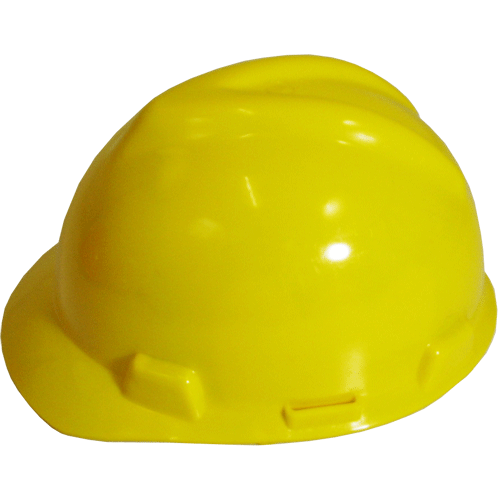"HARD HAT YELLOW WITH INNER (SABS) - ADJUSTABLE INNER SIZES 52-64"