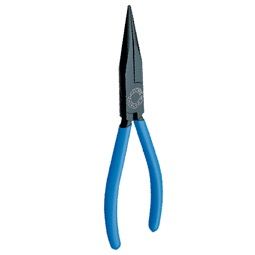 "PLIER LONG NOSE 140MM STD   GED - BLUE HANDLE"