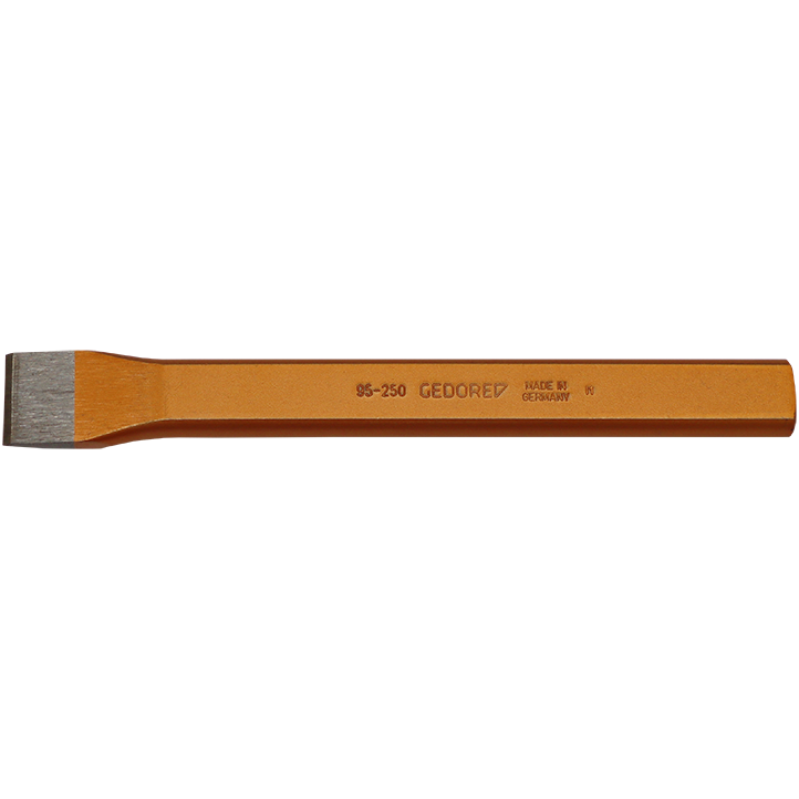 "CHISEL COLD 28 X 250MM GEDORE - CRV STEEL (TIP INDUCTIVELY TEMPERED)"