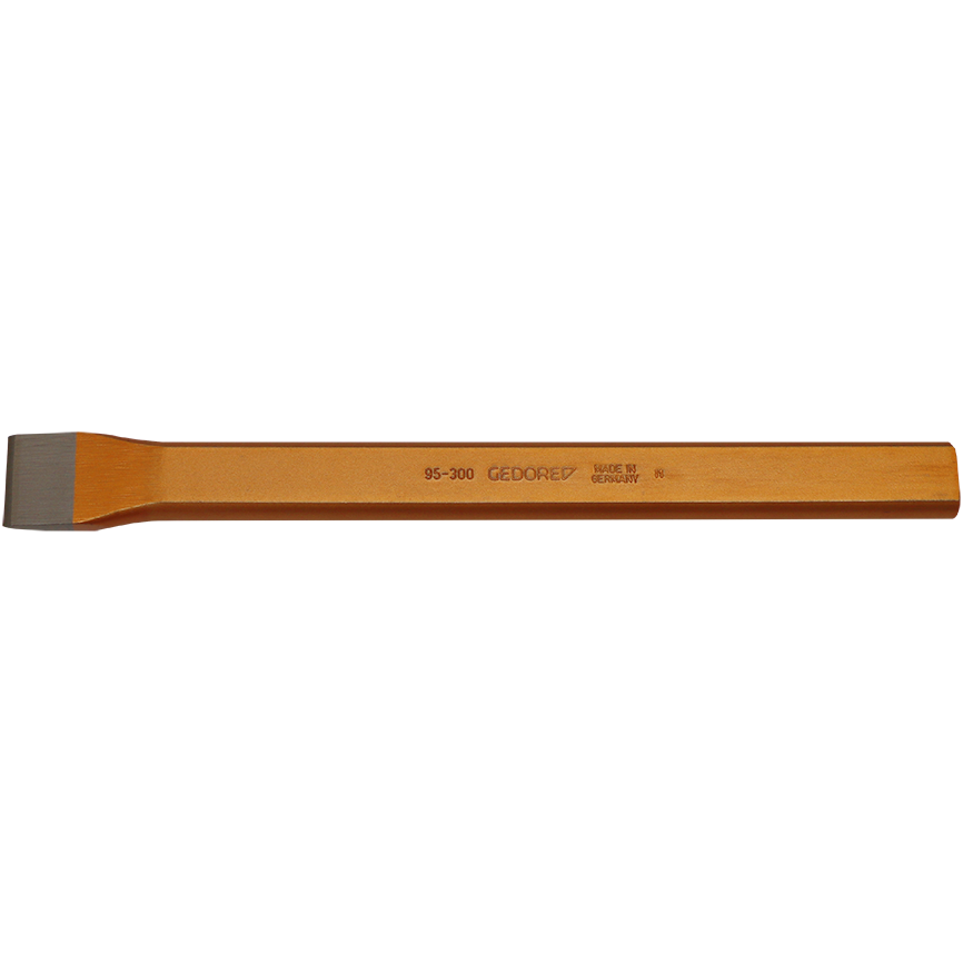 "CHISEL COLD 30 X 300MM GEDORE - CRV STEEL (TIP INDUCTIVELY TEMPERED)"