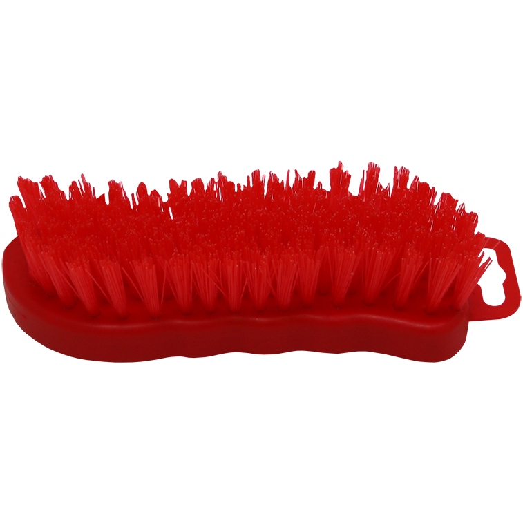 "BRUSH SCRUBBING S-SHAPE PLASTIC 160MM - S-SHAPE PLASTIC (ASSORTED COLOURS)"