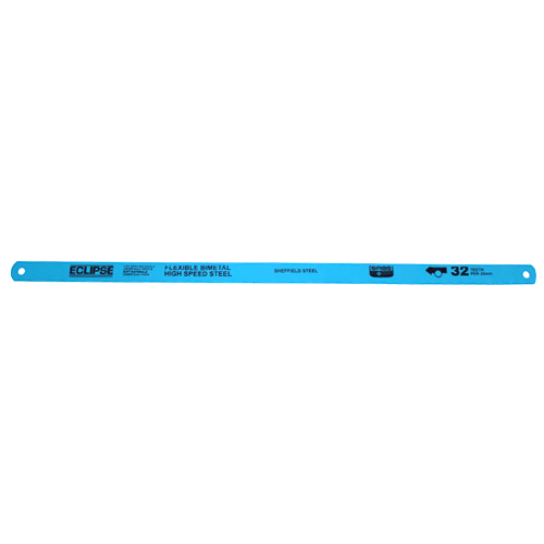 "BL HACKSAW BI-METAL 32 TPI ECLPSE - HSS - FLEXIBLE - CUTS 13MM HARD MATERIAL"