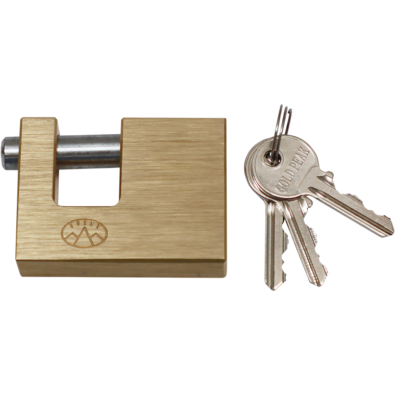 "PADLOCK SECURITY 70MM BRASS  FB B\/P - BRASS - BLISTER PACK (6 PIN)"