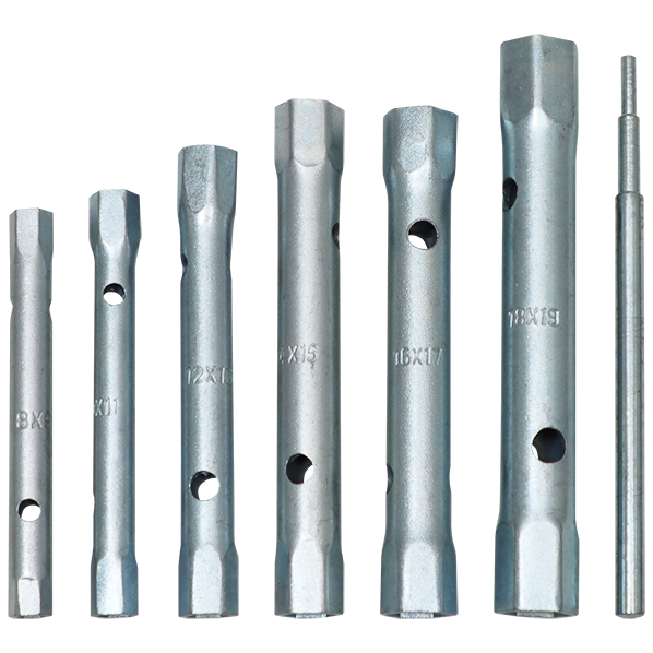 "SPANNER TUBE SET 6 PCE   EXXO - BOX WRENCH SET (8-19MM)"