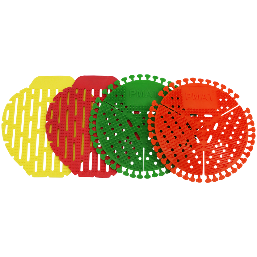 "URINAL PMAT ASSORT COLOURS - POLYPROPYLENE BATHROOM MAT"
