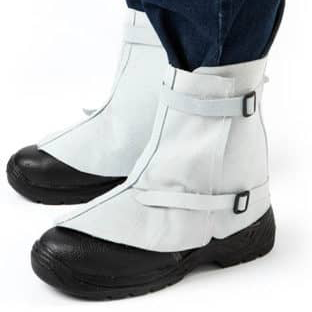 "WELD SPAT ANKLE LEATHER - SOLD PER PAIR"