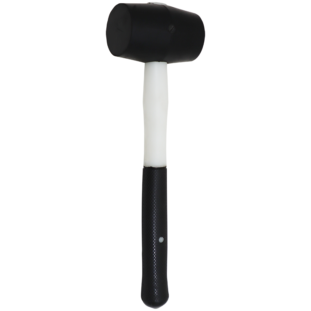 "MALLET RUBBER 820G NYLON BLACK EXXO - NYLON HANDLE - BLACK HEAD"