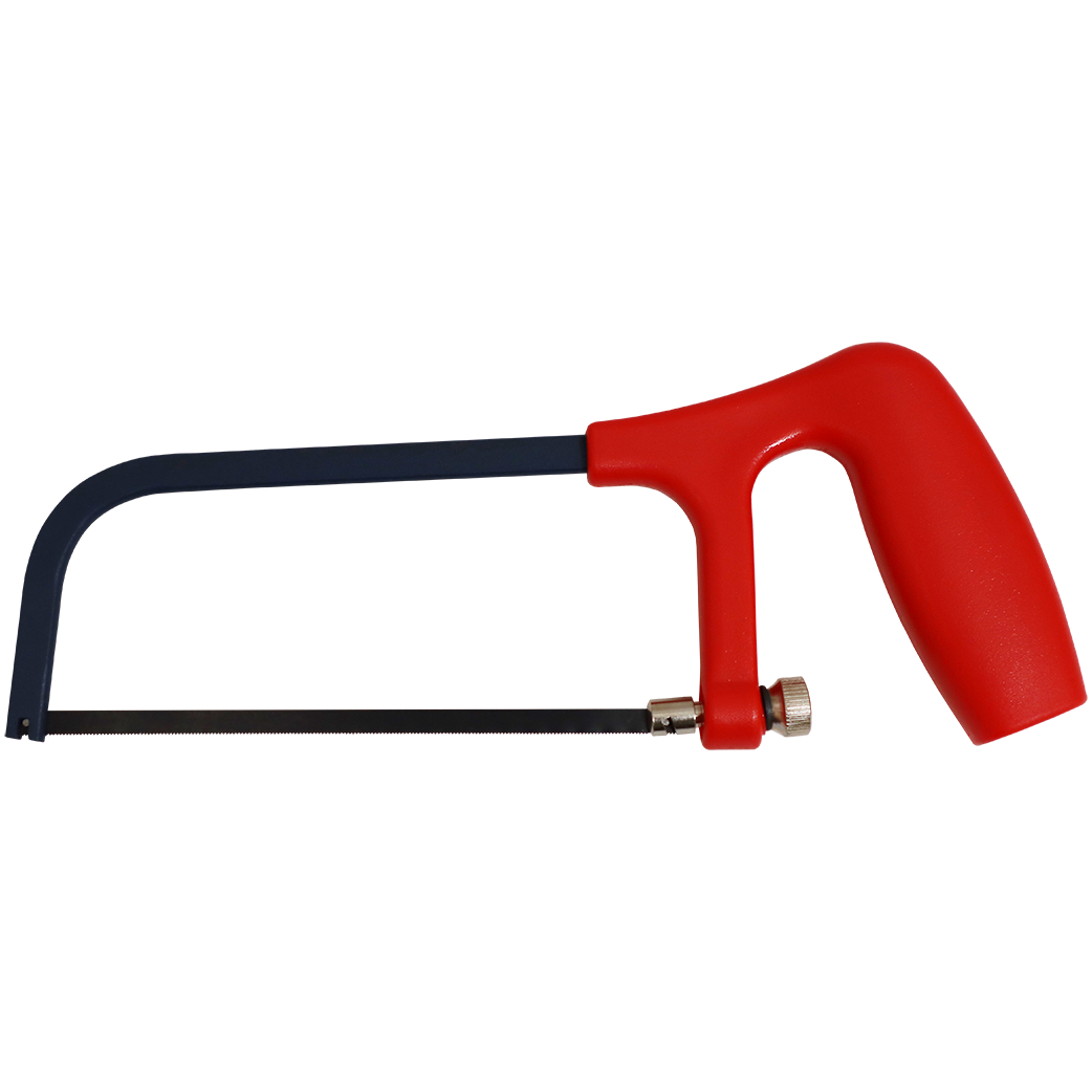 "SAW HACK JUNIOR 150MM GRIP RED EXXO - JUNIOR HACKSAW - RED HANDLE"
