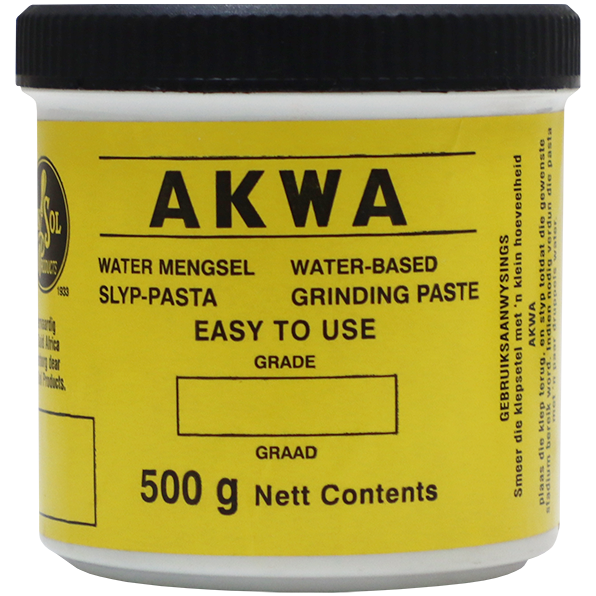 "GRINDING PASTE AKWA 500G COARSE - AKWA - WATER BASED"