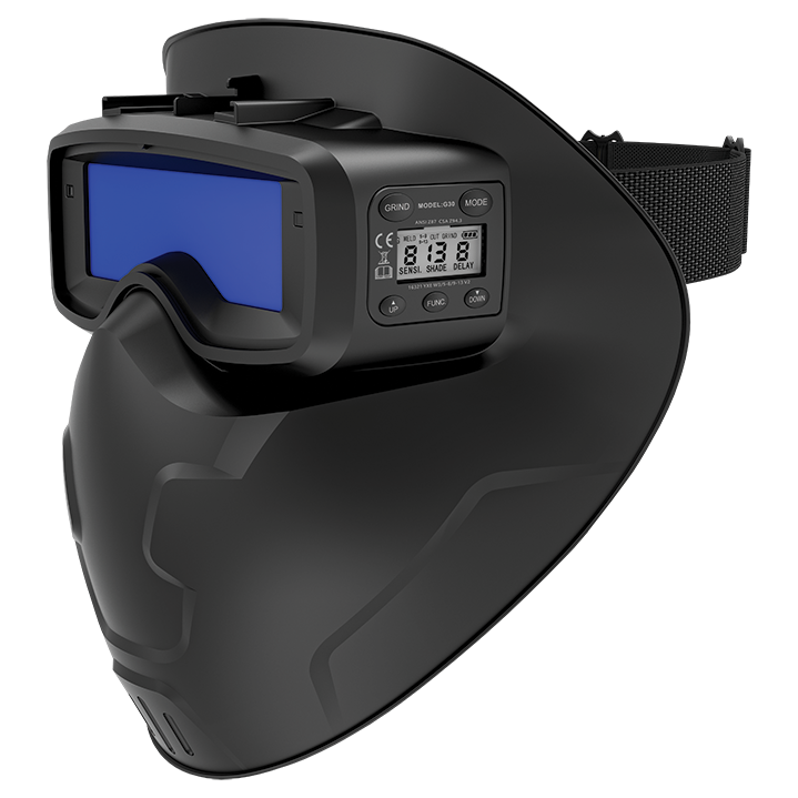 "WELD HELMET GOGGLE  FB (BLACK) - ADJUSTABLE"