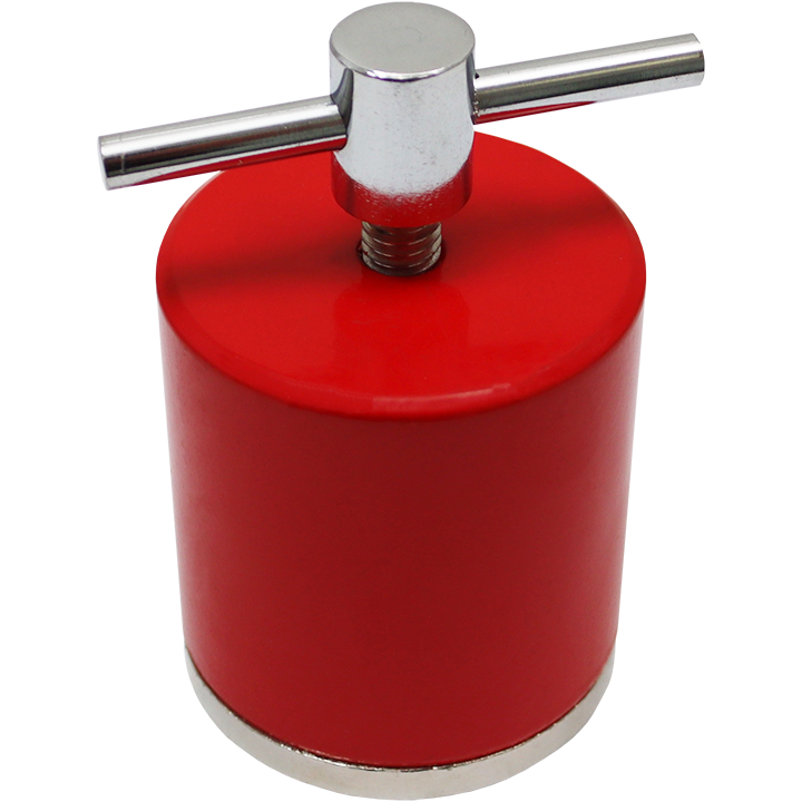 "MAGNET HOLDFAST 54MM DIA  EXXO - 25KG PULL WITH RELEASE T-HANDLE"