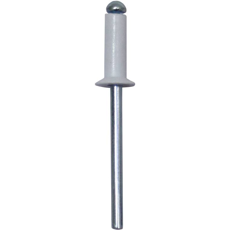 "RIVET BLIND   CSK WHITE  4.8 X 15MM - COUNTERSUNK ALUMINIUM POP RIVET"
