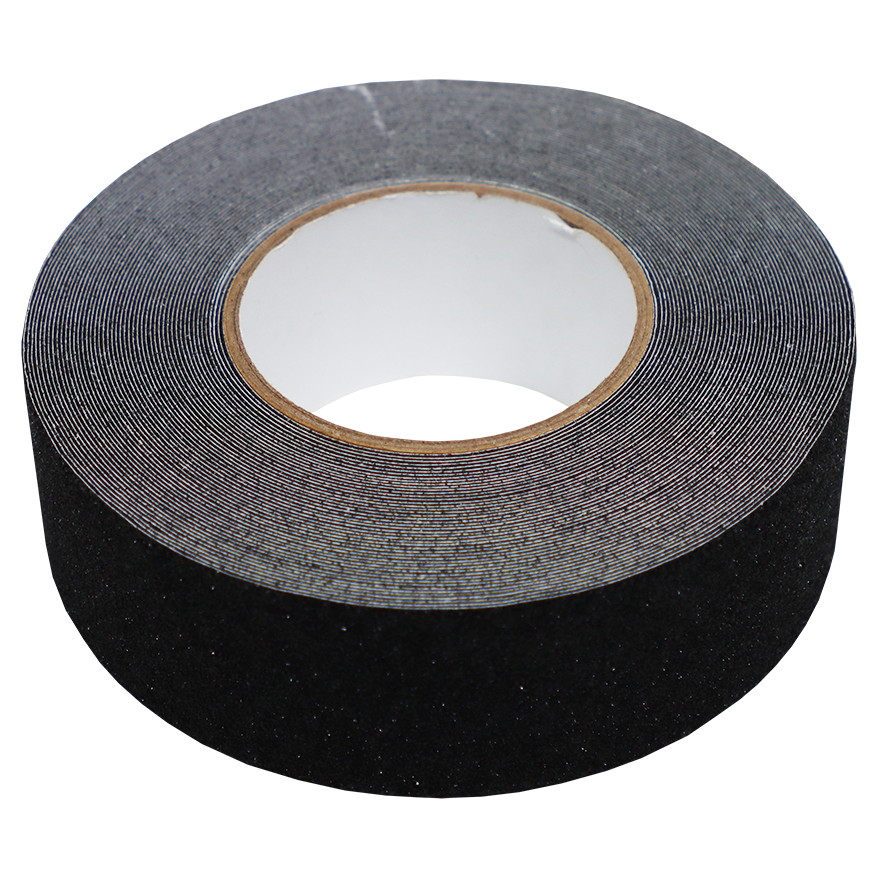 "TAPE FLOOR NON SLIP 50MMX18M BLACK - 800 MICRON WITH GRIT"
