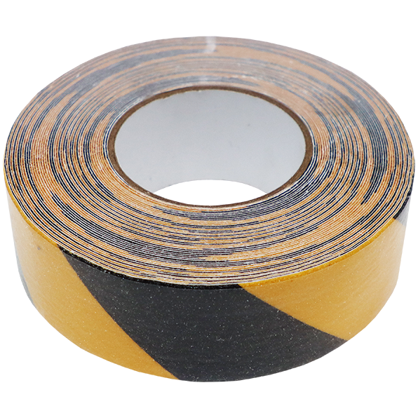 "TAPE FLOOR NON SLIP 50MMX18M YELL\/BLK - 800 MICRON WITH GRIT"