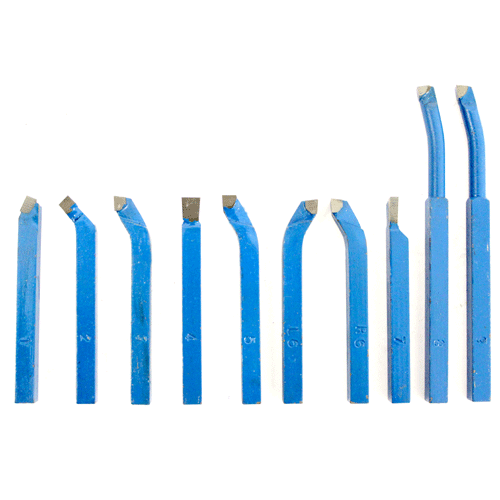 "BRAZED TOOL SET 10PC 8MM - CARBIDE"