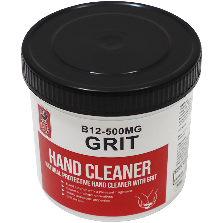 "HAND CLEAN GRIT   500G BLACK LID FB - PREMIUM (PARAFFIN FREE)"